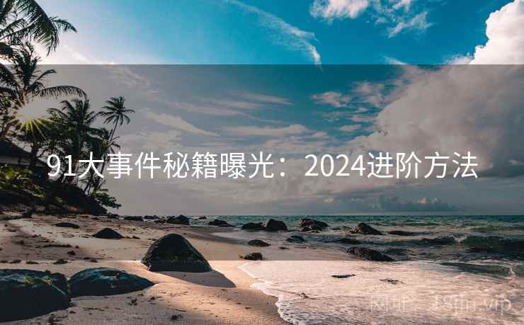 91大事件秘籍曝光:2024进阶方法 第2张 91大事件秘籍曝光:2024进阶方法 第2张